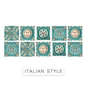 Simple Italian faience tile tile sticker