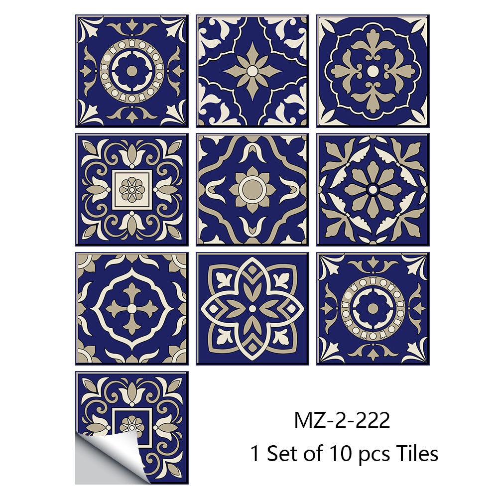 Mandala Pattern Simulation Tile Sticker