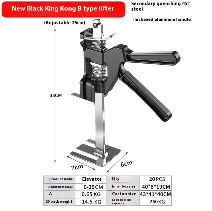 Height Lifting Regulator Tile Auxiliary Wall Tile Positioning Screw Block