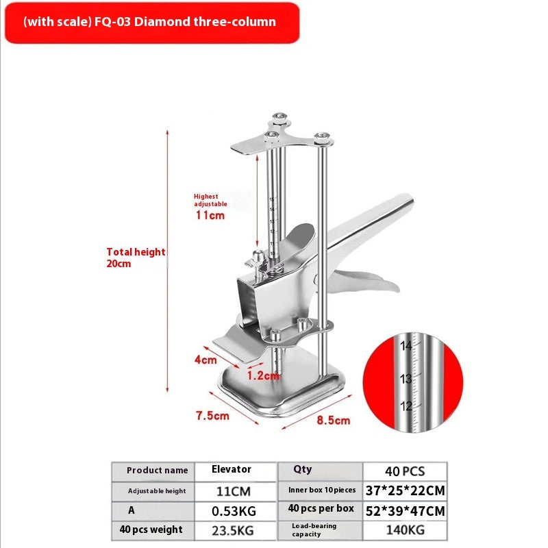 Height Lifting Regulator Tile Auxiliary Wall Tile Positioning Screw Block